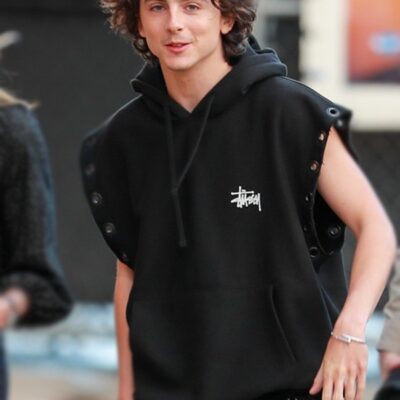 Timothee Chalamet Jimmy Kimmel Live Stussy Hoodie