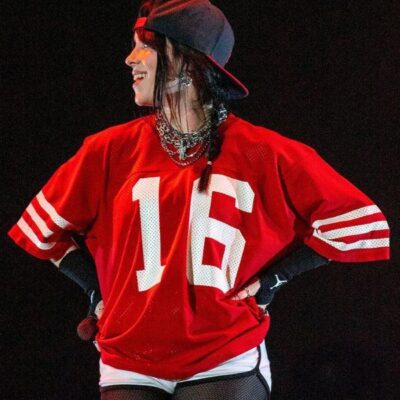Billie Eilish Red Jersey