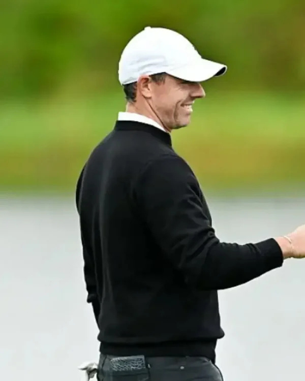 Rory McIlroy Amgen Irish Open 2025 Black Sweatshirt - Image 2