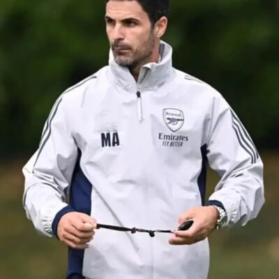 Mikel Arteta Arsenal FC Training Session 2025 Jacket