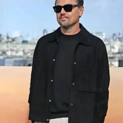 Leonardo DiCaprio One Battle After Another Black Shirt