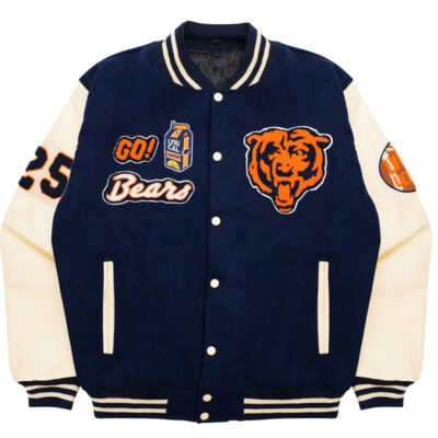 Lyrical Lemonade x Chicago Bears Letterman Varsity Jacket