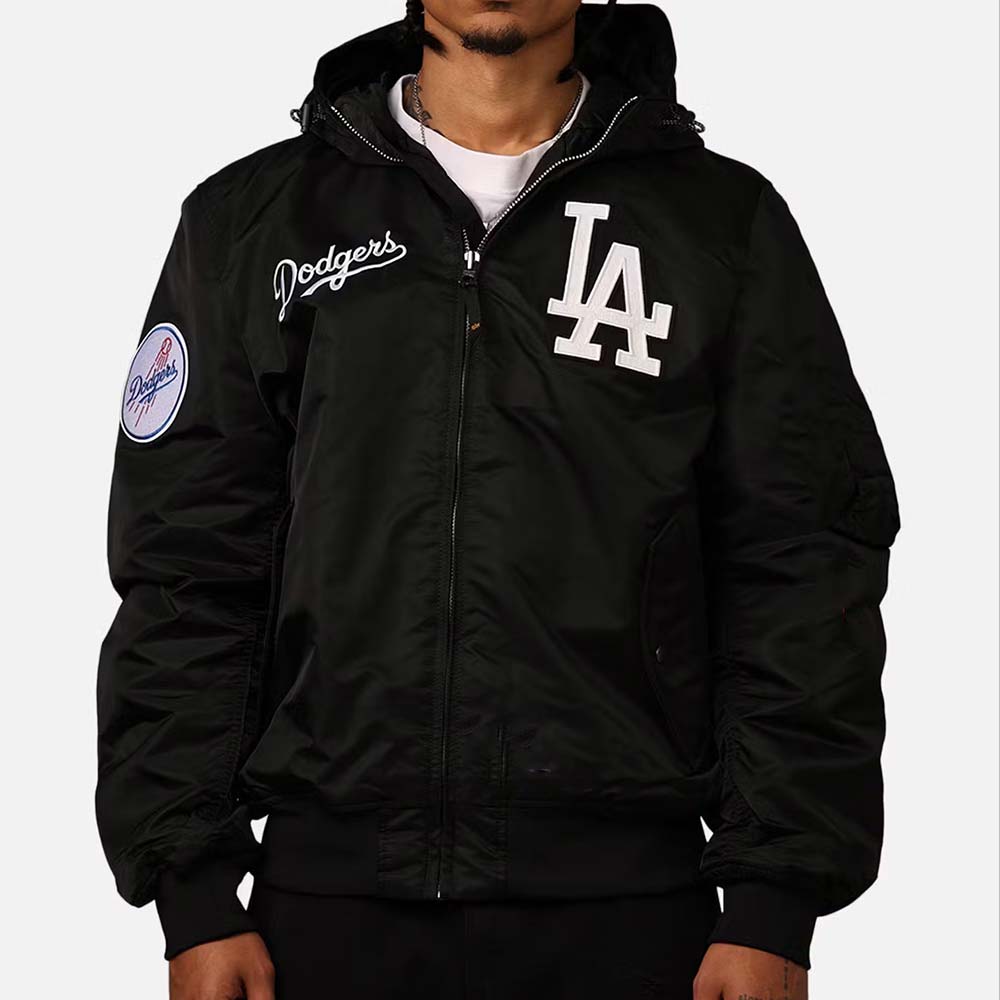 Los Angeles Dodgers hooded Jacket - Image 4