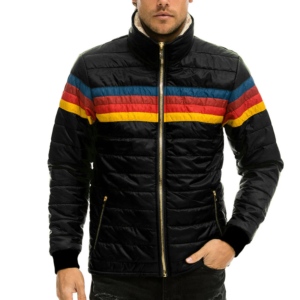 Five Stripe Puffer Jacket - Image 3