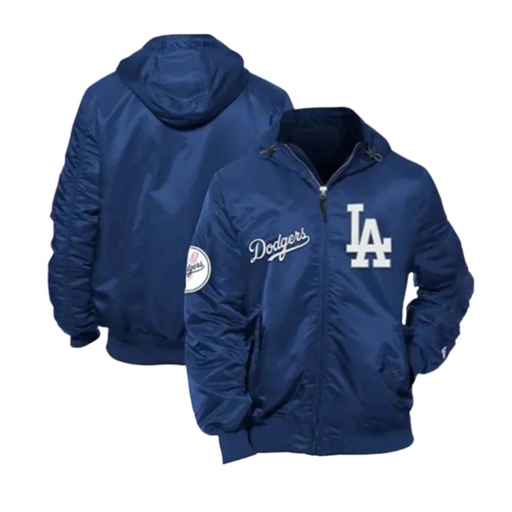 Los Angeles Dodgers hooded Jacket - Image 3