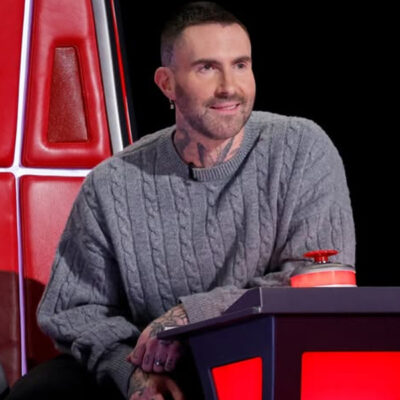 The Voice S27 Adam Levine Grey Sweater