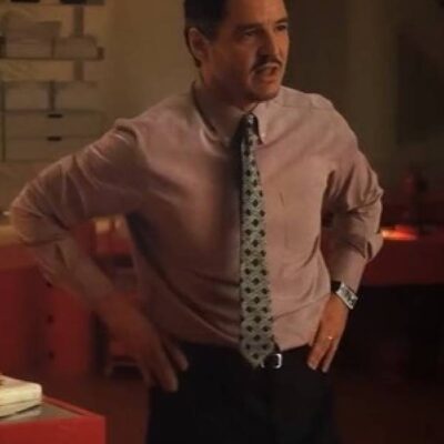 The Fantastic Four First Steps Pedro Pascal Grey Shirt