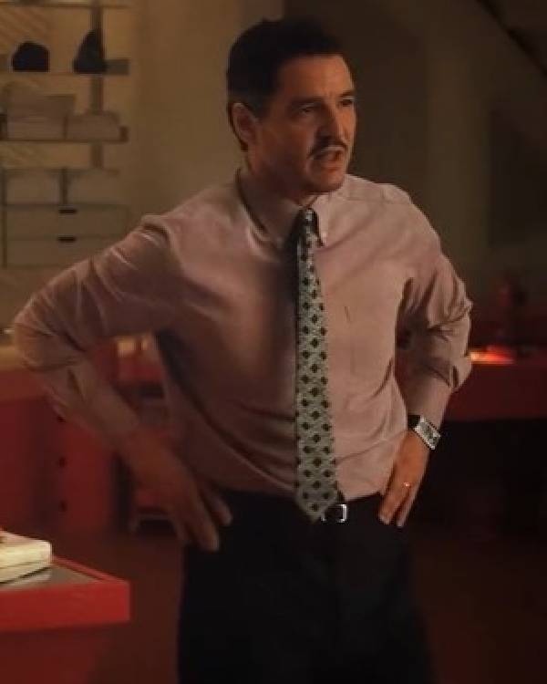 The Fantastic Four First Steps Pedro Pascal Grey Shirt