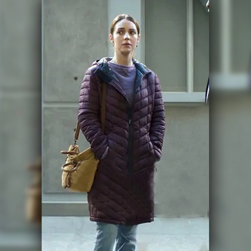 Greys Anatomy S21 Adelaide Kane Puffer Coat