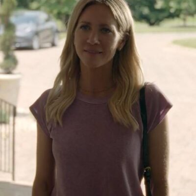 The Hunting Wives Brittany Snow Purple Top