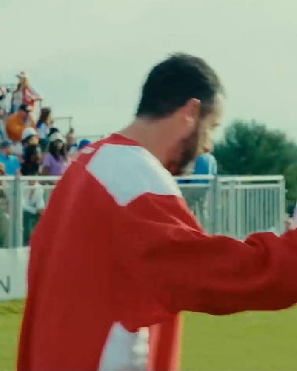 Happy Gilmore 2 Adam Red White Boston Jersey - Image 2