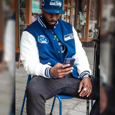 Seattle Seahawks 50th Season Varsity Jacket