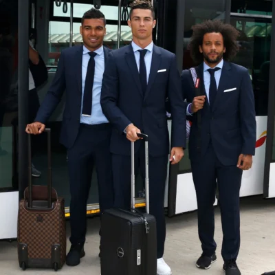 Cristiano Ronaldo Blue Suit