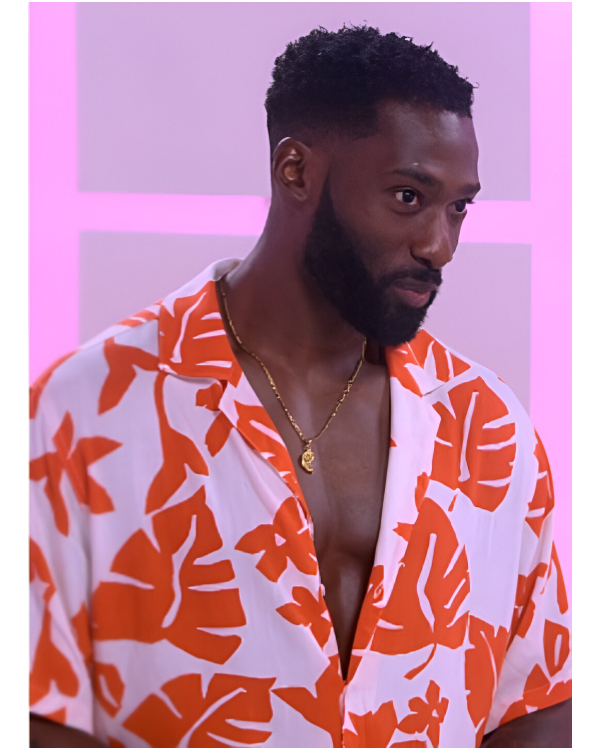 Perfect Match Kaz Bishop Orange Shirt - Image 3