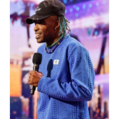 Maceo Harrison Blue Sweater