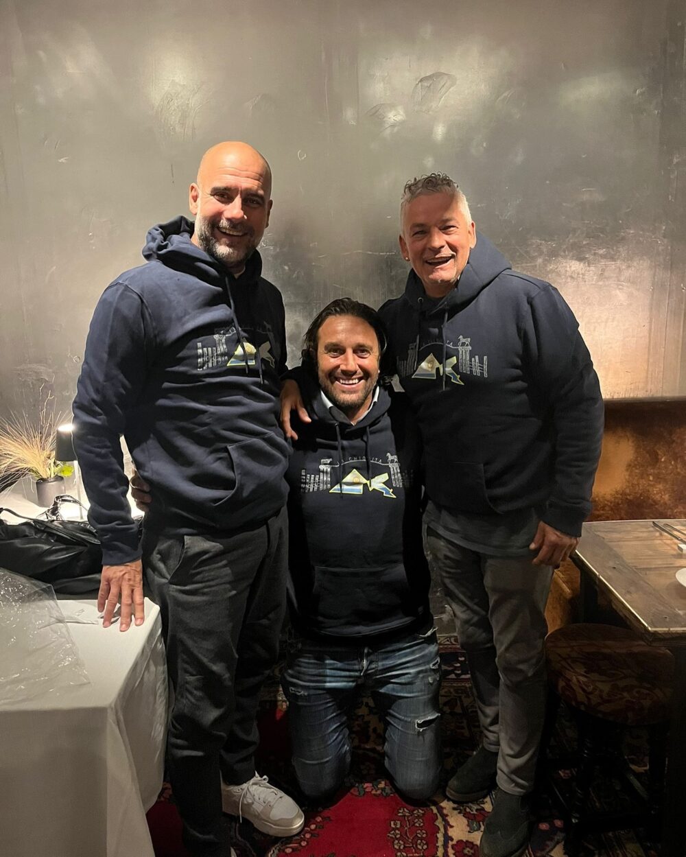 Baggio and Guardiola Reunite hoodie - Image 2