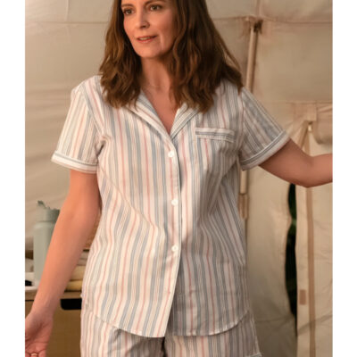 Tina Fey Striped Pajamas