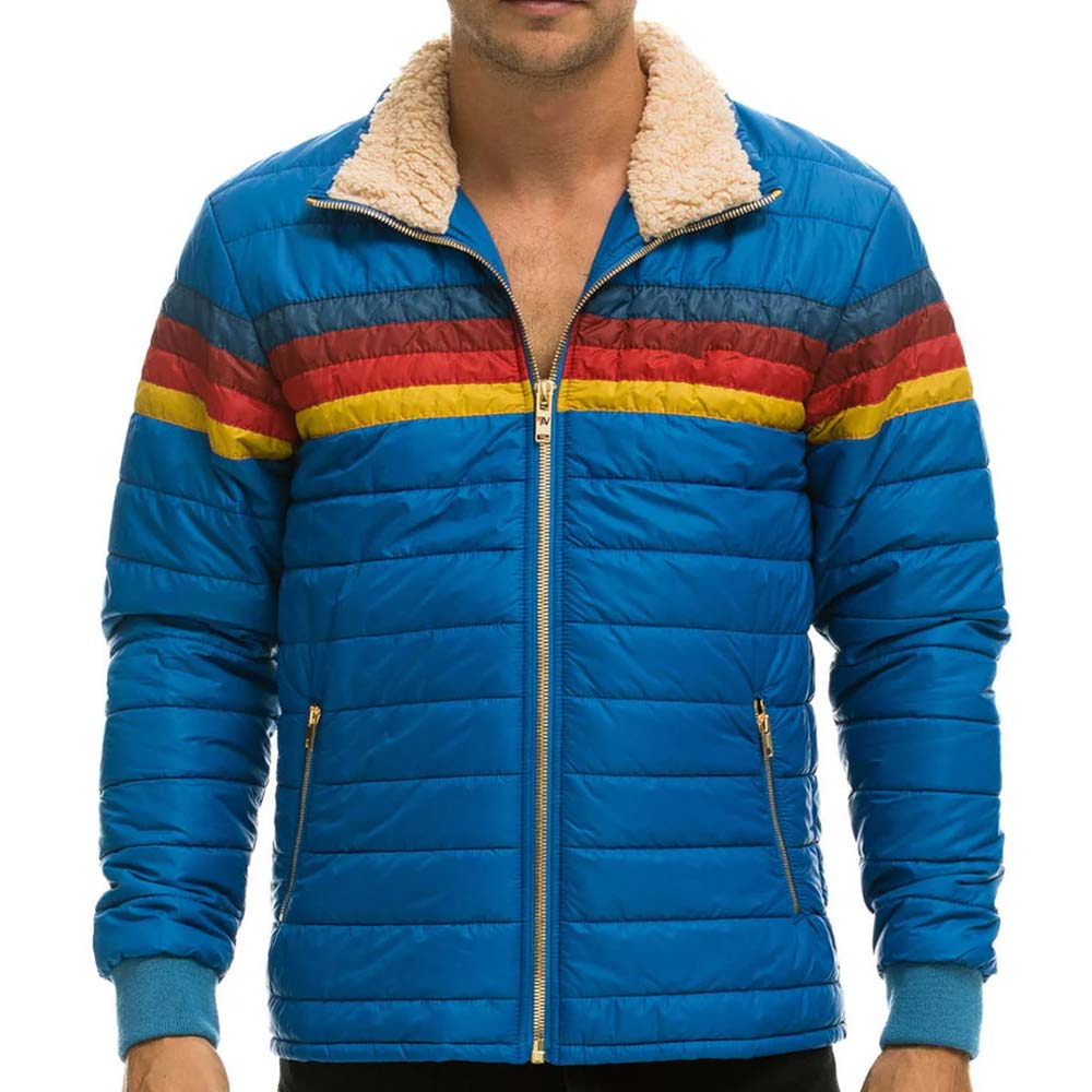 Five Stripe Puffer Jacket - Image 7