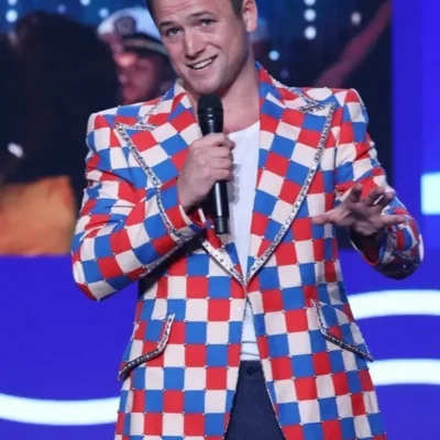 Rocketman Checked Elton John Blazer