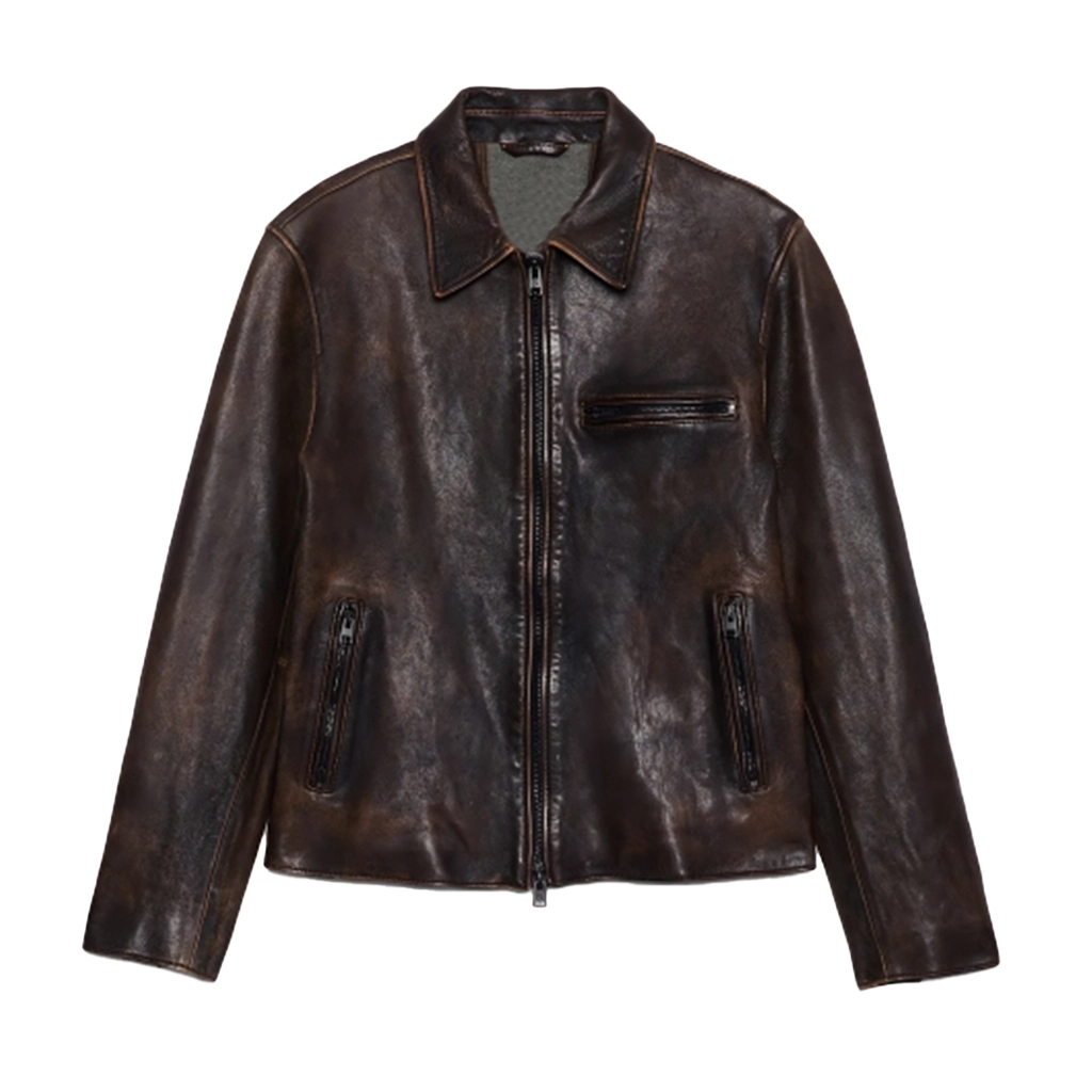 San Francisco David Corenswet Leather Jacket - Image 2