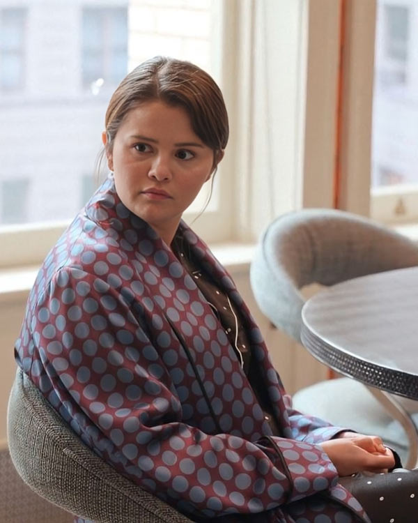 Only Murders in the Building S04 Mabel Mora Dot Coat - Image 3