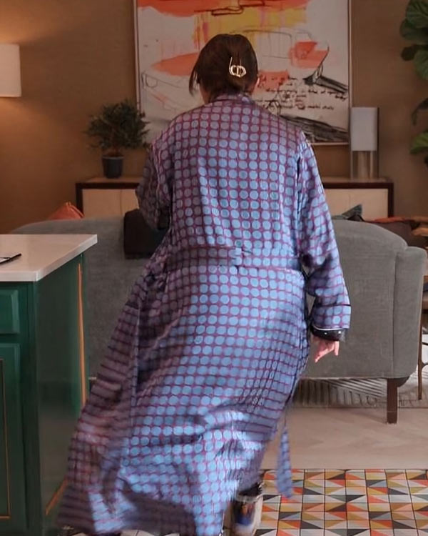 Only Murders in the Building S04 Mabel Mora Dot Coat - Image 4