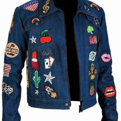 Taron Egerton Rocketman Blue Denim Jacket