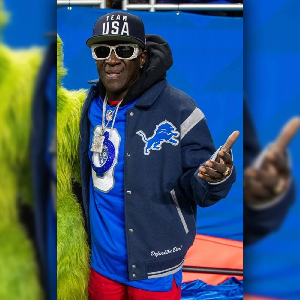 Flav Lions Varsity Jacket - Image 5