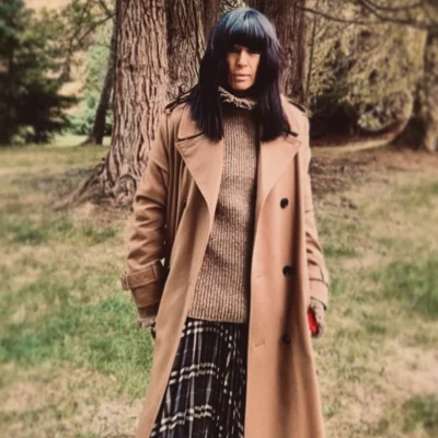 Claudia Winkleman The Celebrity Traitors Trench Coat
