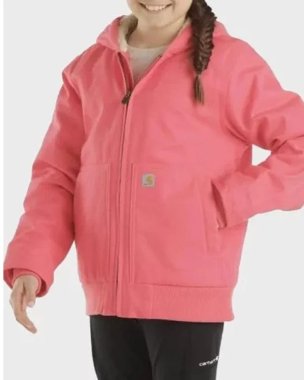 Pink Carhartt Hooded Jacket - Image 3