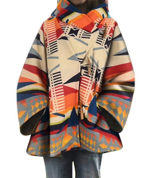 Yellowstone Beth Dutton Classic Hooded Coat - Image 2