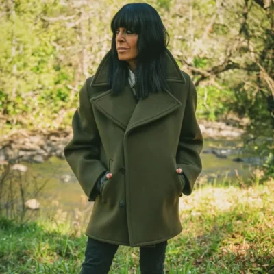 Claudia Winkleman The Celebrity Traitors Green Coat