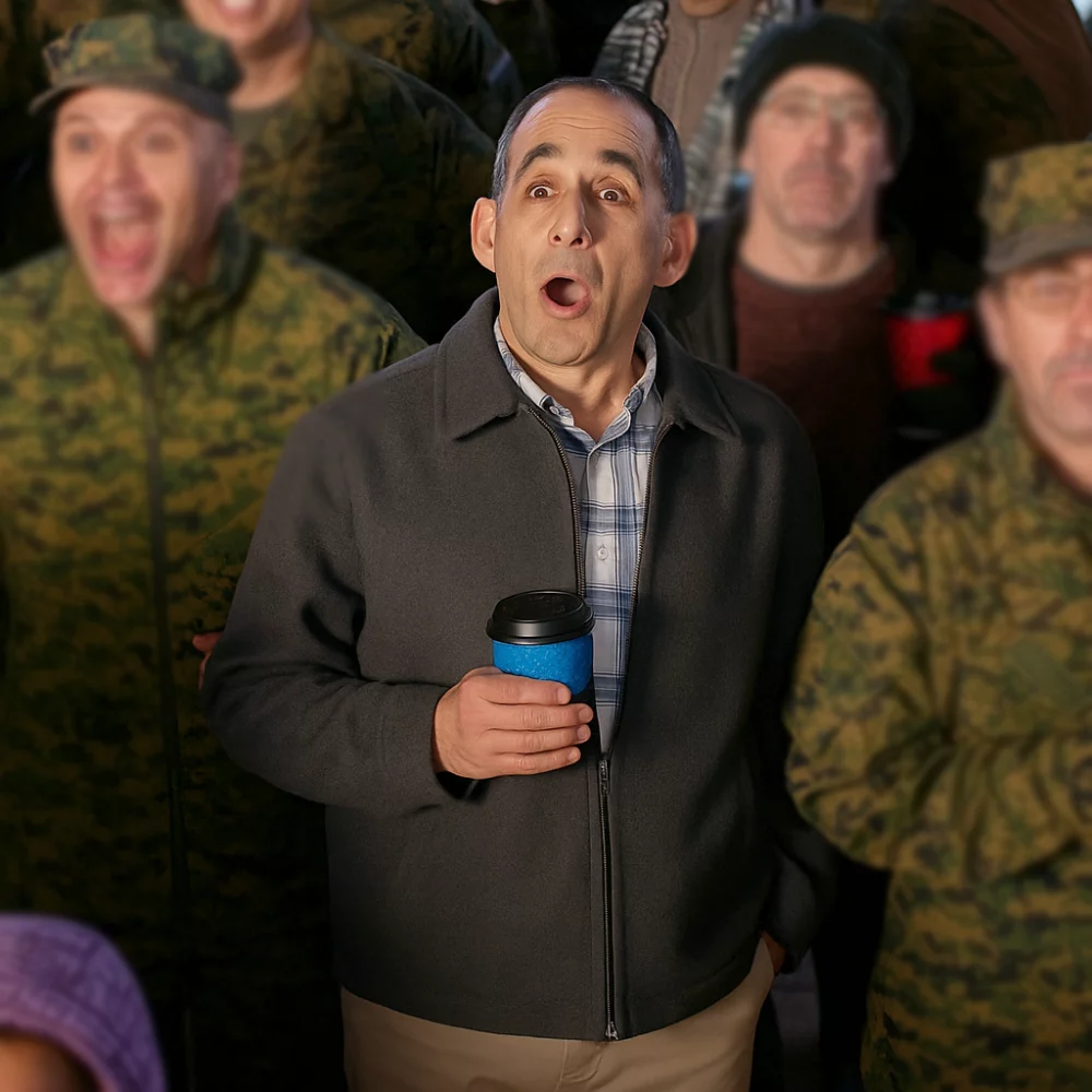 Christmas on Duty Peter Jacobson Jacket