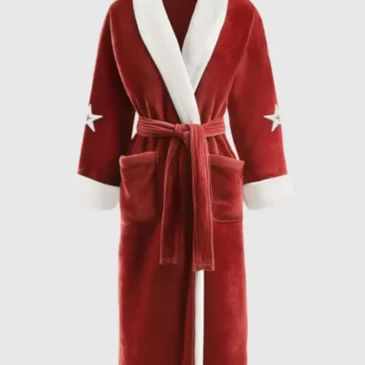 Been Cozy Red Belted Robe