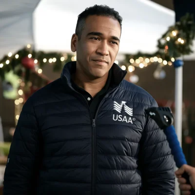 Christmas On Duty M. Serrano Puffer Jacket