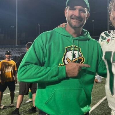 Chad Powers John Castle Green Graphic Hoodie