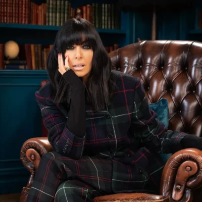 The Celebrity Traitors Claudia Winkleman Plaid Coat