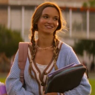 The Runarounds Lilah Pate Grey Cardigan