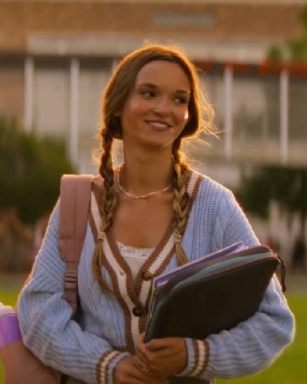 The Runarounds Lilah Pate Grey Cardigan