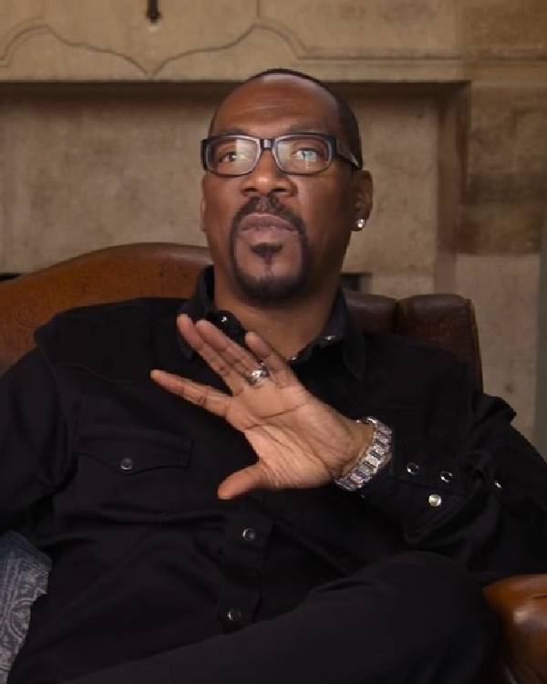 Being Eddie 2025 Eddie Murphy Black Shirt - Image 2