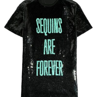 Sequins Are Forever T-Shirt Dress