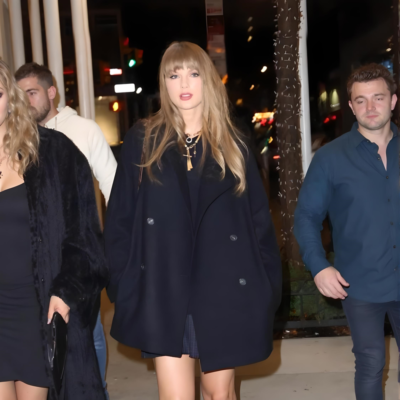 NYC 2025 Taylor Swift Black Coat