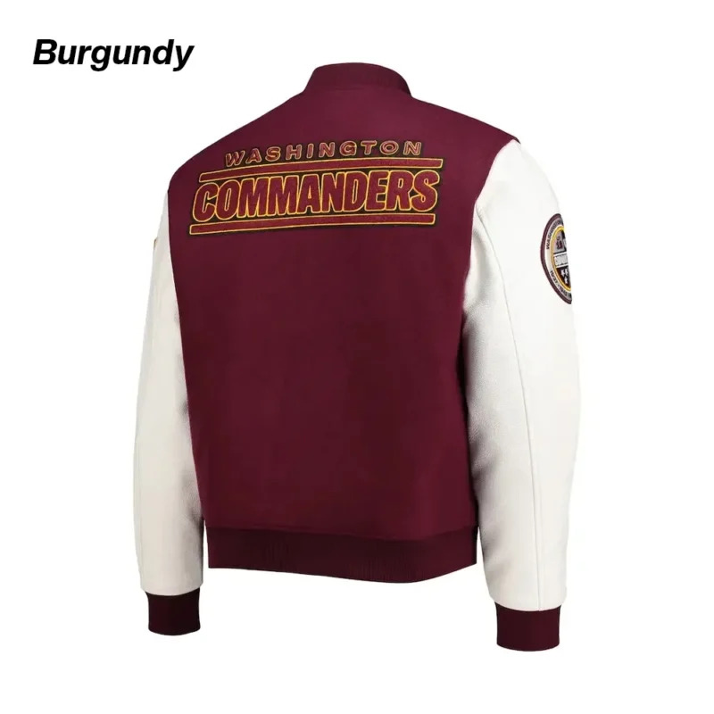 Washington Commanders Varsity Jacket - Image 2