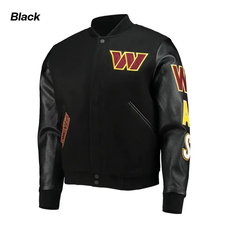 Washington Commanders Varsity Jacket - Image 4