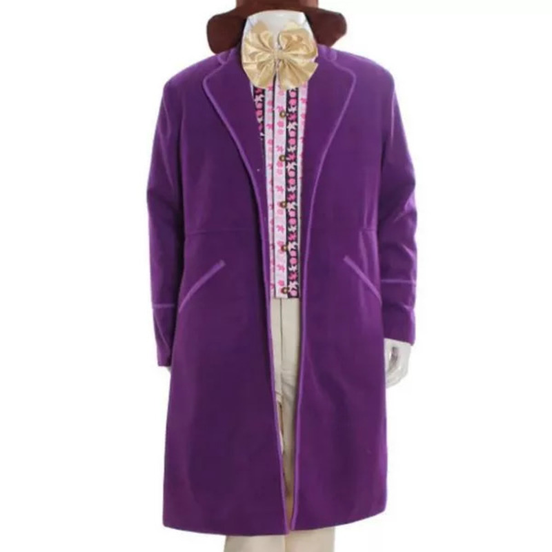 Willy Wonka Purple Coat - Image 2