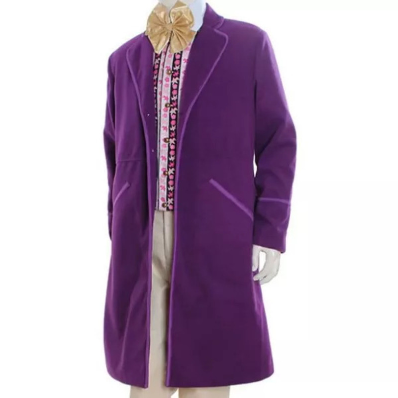 Willy Wonka Purple Coat - Image 3