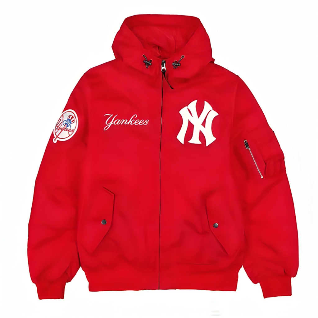 NY Yankees Spike Lee Red L-2B Jacket - Image 2