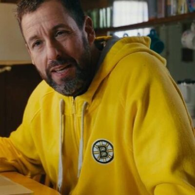 Happy Gilmore 2 Adam Sandler Boston Yellow Hoodie